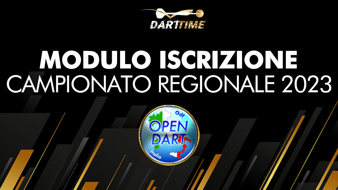 Modulo Iscrizione Campionato Regionale 2023